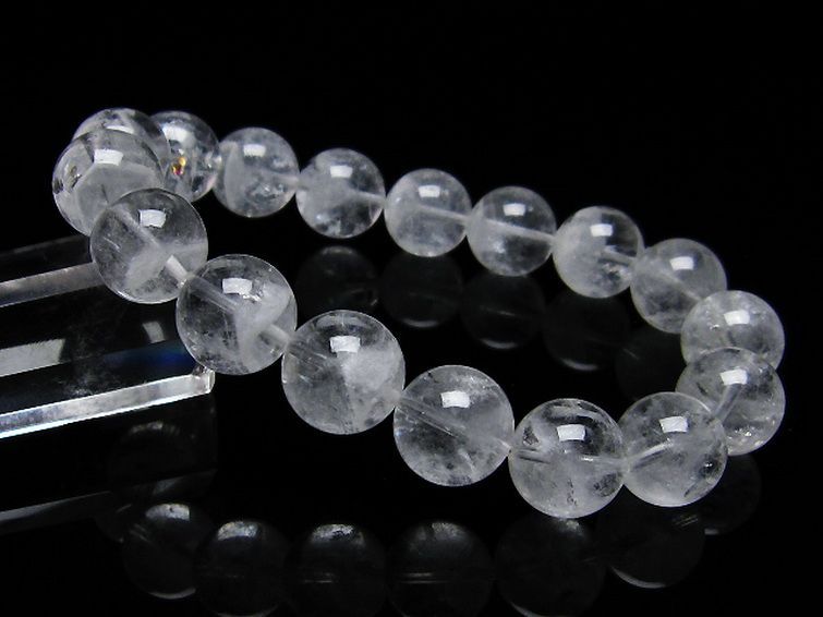 ラビットヘア ファントム 水晶 ブレスレット 13mm [T458-1155] 1枚目