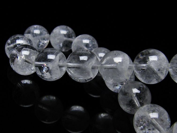 ラビットヘア ファントム 水晶 ブレスレット 13mm [T458-1155] 2枚目