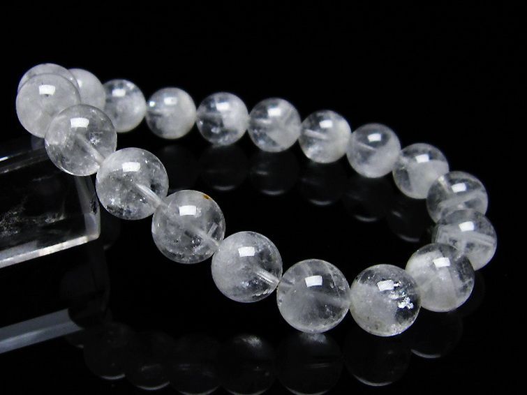 ラビットヘア ファントム 水晶 ブレスレット 10mm [T458-1165] 1枚目