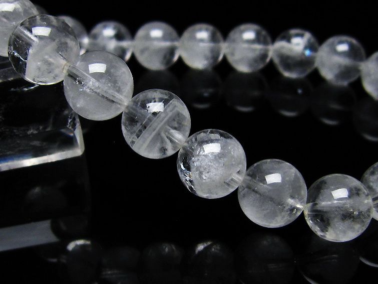 ラビットヘア ファントム 水晶 ブレスレット 10mm [T458-1170] 3枚目