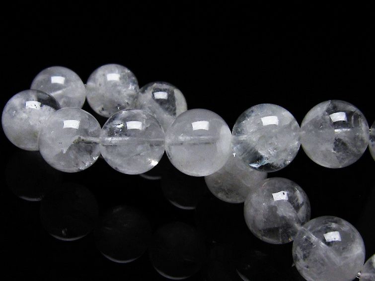 ラビットヘア ファントム 水晶 ブレスレット 12mm [T458-1282] 2枚目