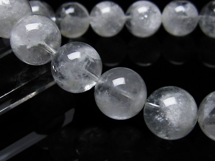 ラビットヘア ファントム 水晶 ブレスレット 12mm [T458-1282] 3枚目