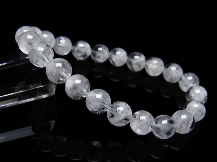 ラビットヘア ファントム 水晶 ブレスレット 9mm [T458-1311] 1枚目