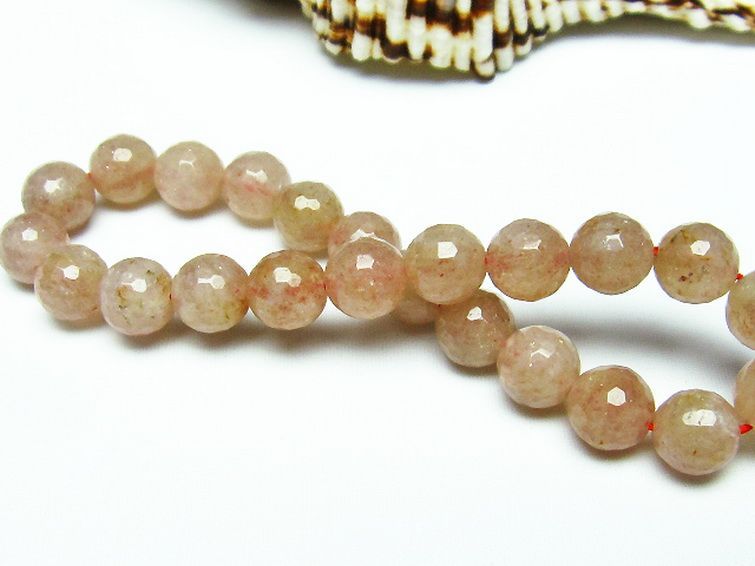 アフリカンストロベリークォーツ ブレスレット 8mm [T489-1285] 1枚目