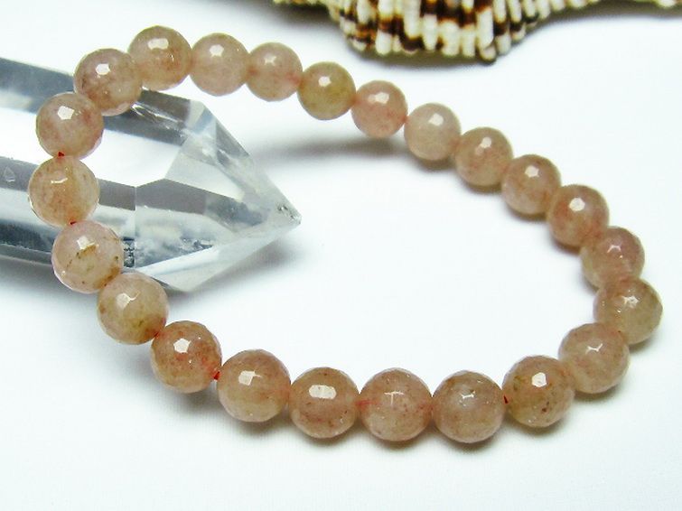 アフリカンストロベリークォーツ ブレスレット 8mm [T489-1285] 3枚目