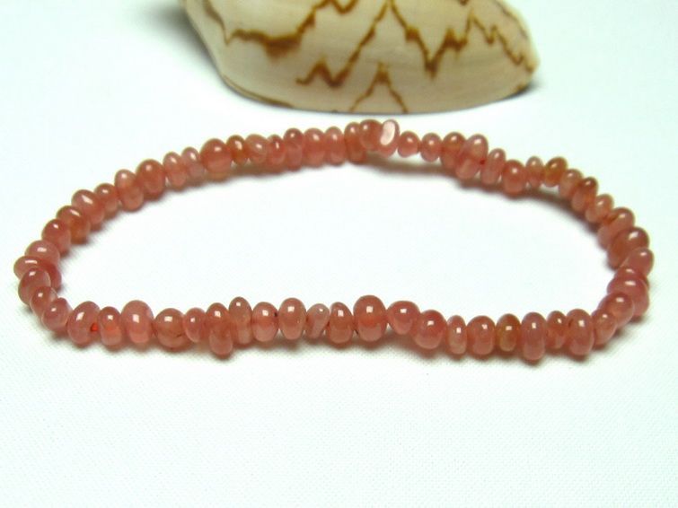 インカローズ ロードクロサイト ブレスレット [T494-2653] 1枚目