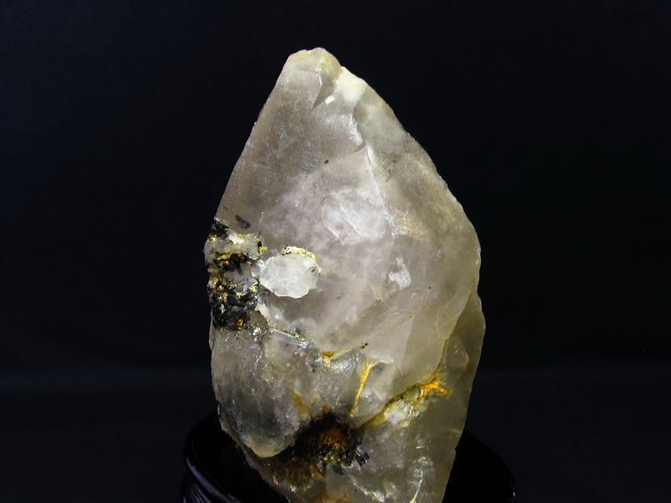 2.1Kg タイチンルチル入り ライトニング水晶 原石[T501-4032] 2枚目