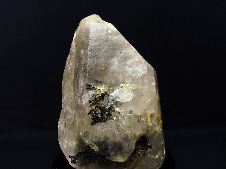 2.1Kg タイチンルチル入り ライトニング水晶 原石[T501-4032] 3枚目