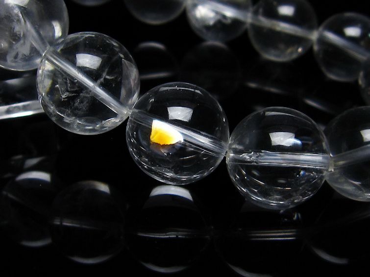 アイリスクォーツ 虹入り レインボー水晶 ブレスレット 17mm [T506-2056] 3枚目