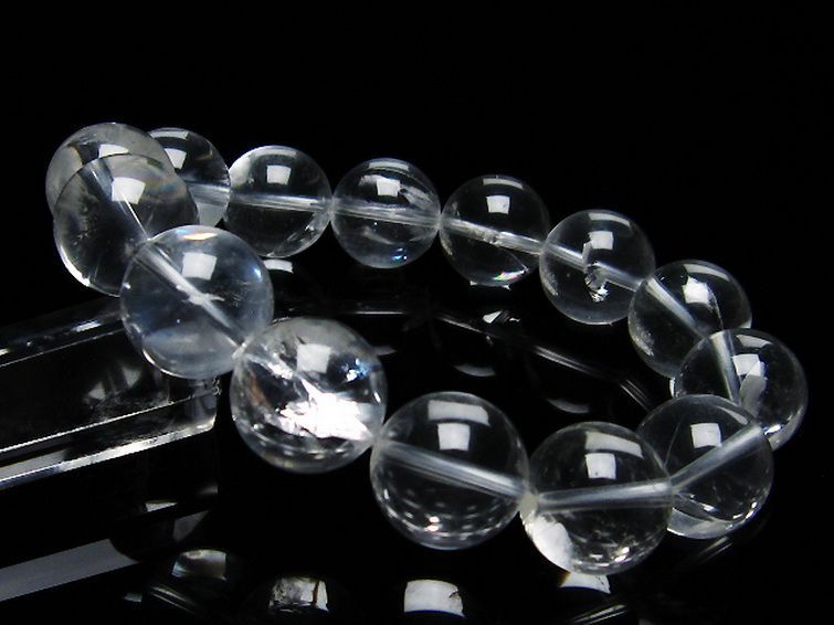 アイリスクォーツ 虹入り レインボー水晶 ブレスレット 17mm [T506-2211] 1枚目