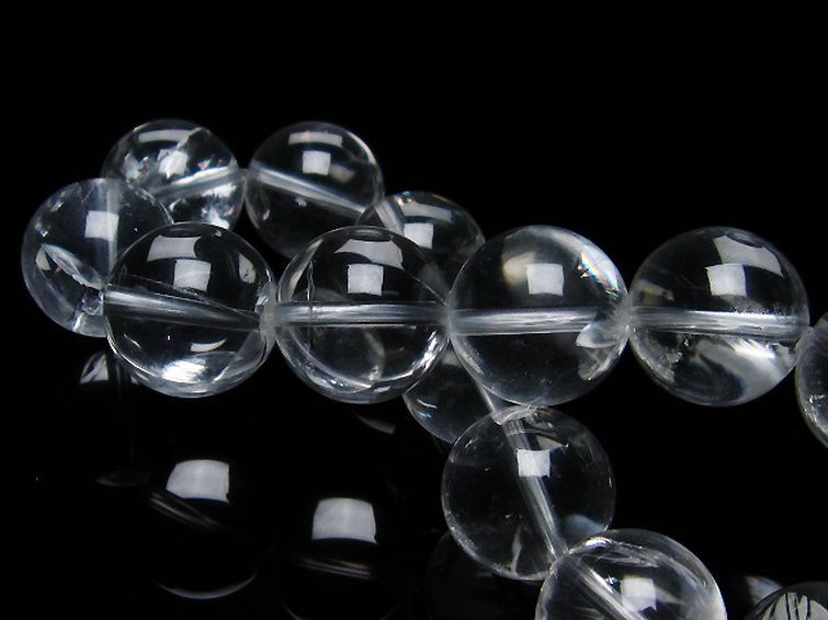 アイリスクォーツ 虹入り レインボー水晶 ブレスレット 17mm [T506-2211] 2枚目