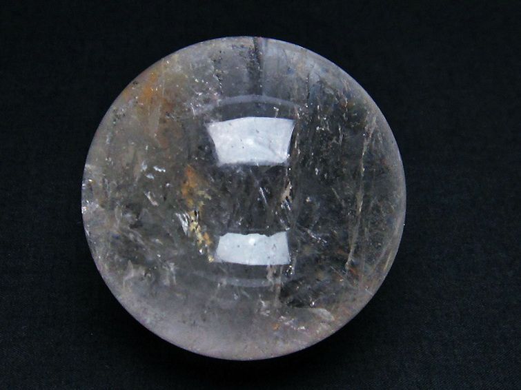 ライトニング水晶 丸玉 62mm [T529-5353] 1枚目