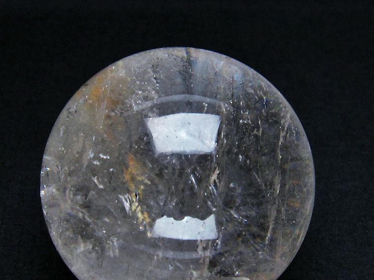 ライトニング水晶 丸玉 62mm [T529-5353] 2枚目