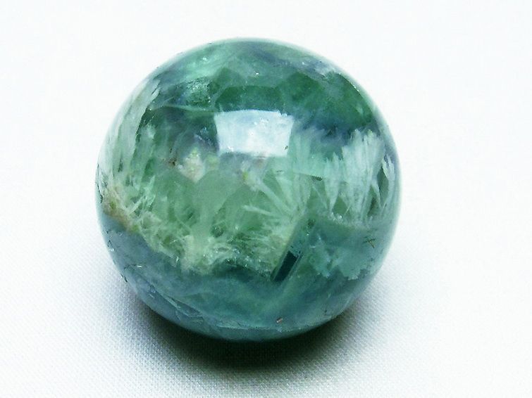 エンジェルフェザー フローライト 丸玉 40mm [T540-2126] 1枚目