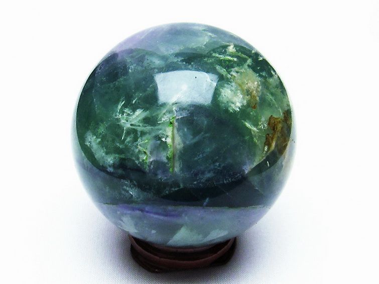 エンジェルフェザーフローライト ファントム入り  丸玉 65mm [T540-2134] 3枚目