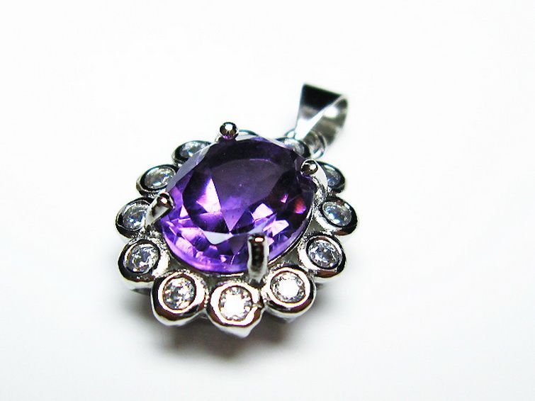 アメジスト ペンダント [T576-2032] 1枚目