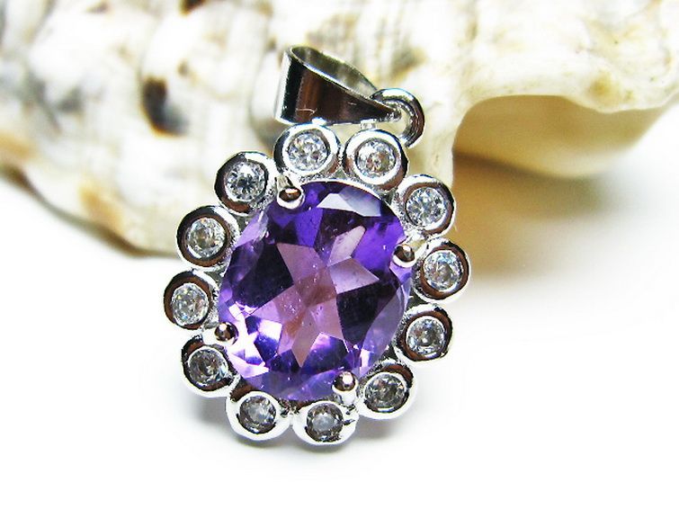 アメジスト ペンダント [T576-2032] 3枚目