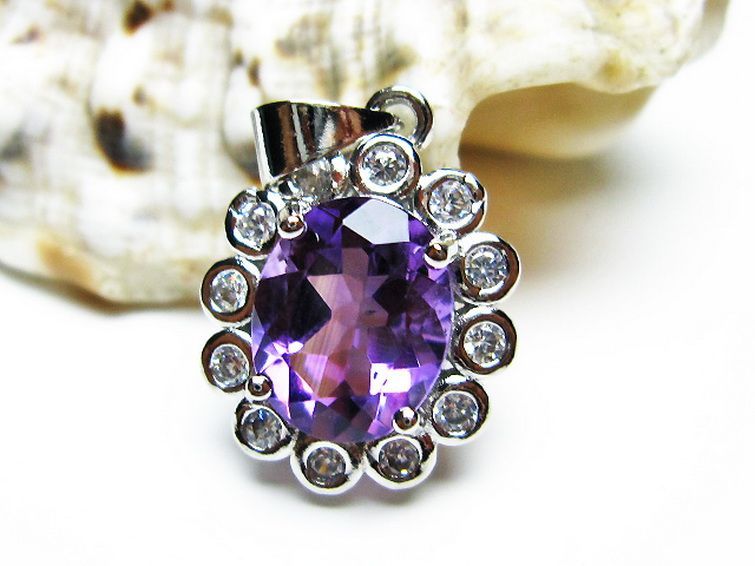 アメジスト ペンダント [T576-2089] 3枚目