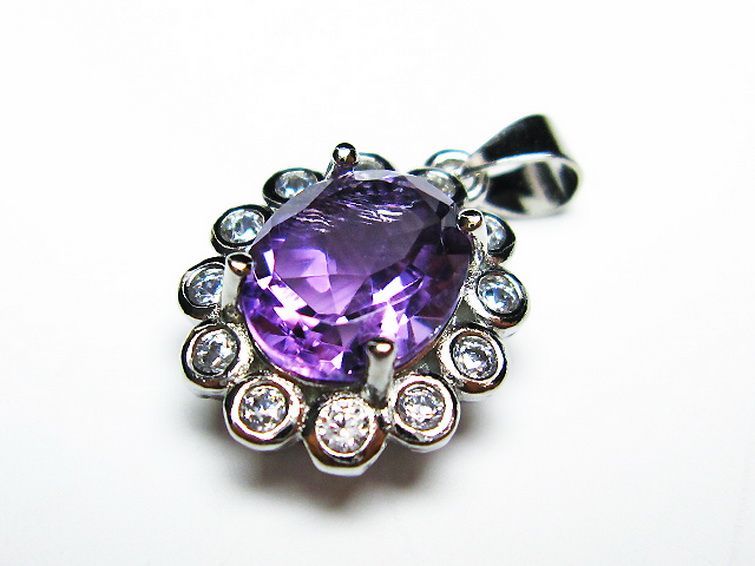 アメジスト ペンダント [T576-2090] 1枚目