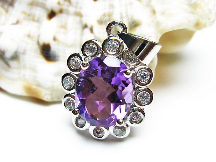 アメジスト ペンダント [T576-2090] 3枚目