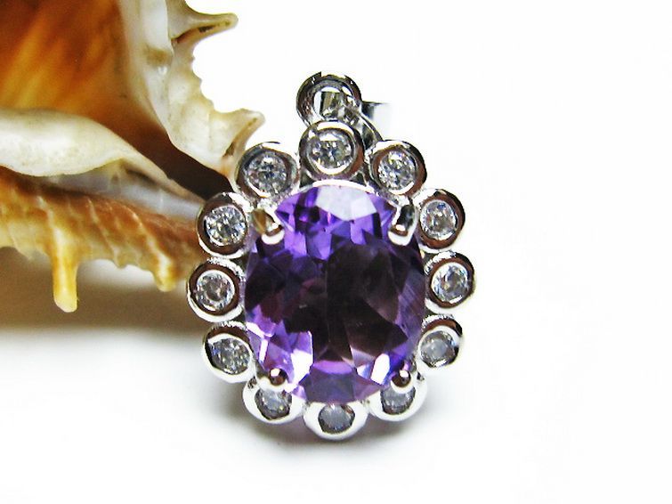 アメジスト ペンダント [T576-2096] 2枚目