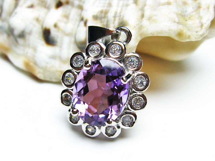 アメジスト ペンダント [T576-2102] 3枚目