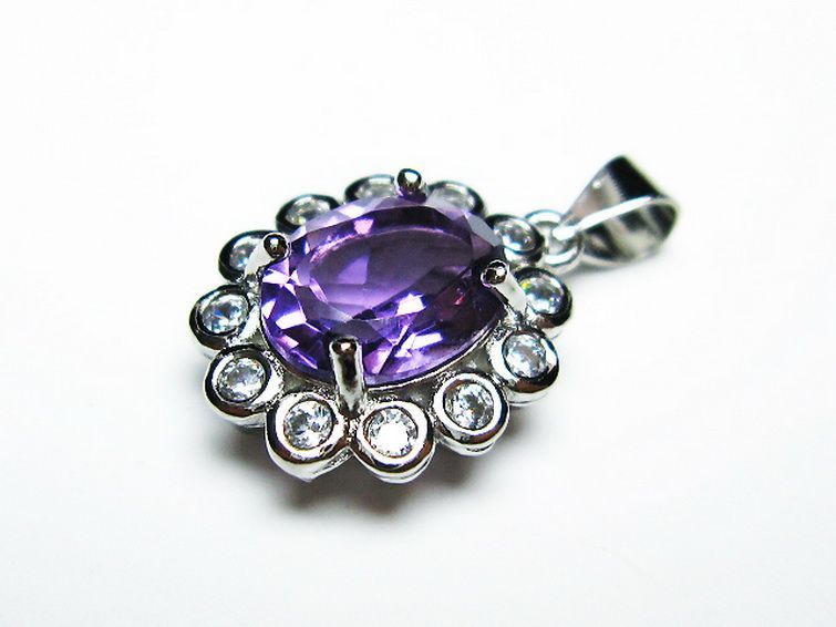 アメジスト ペンダント [T576-2107] 1枚目
