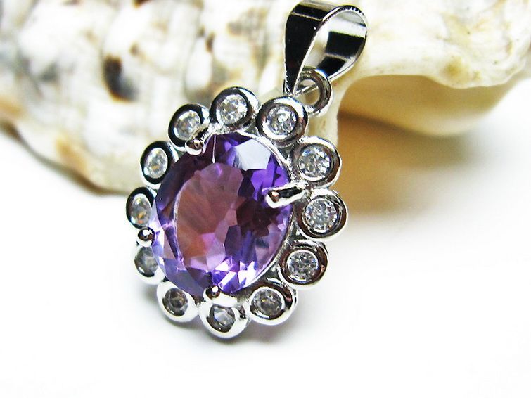 アメジスト ペンダント [T576-2107] 3枚目