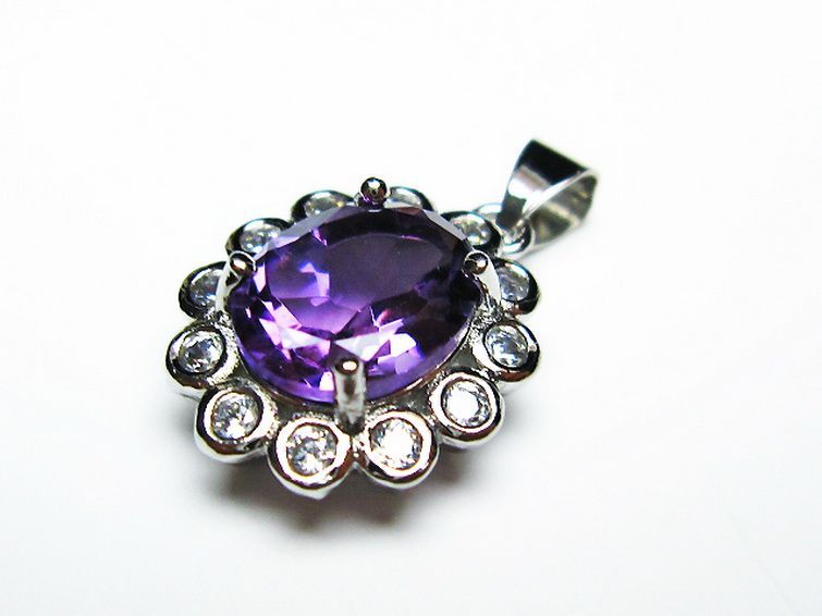 アメジスト ペンダント [T576-2110] 1枚目