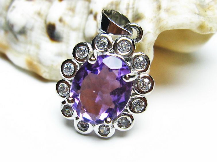 アメジスト ペンダント [T576-2115] 3枚目