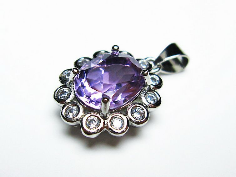 アメジスト ペンダント [T576-2119] 1枚目