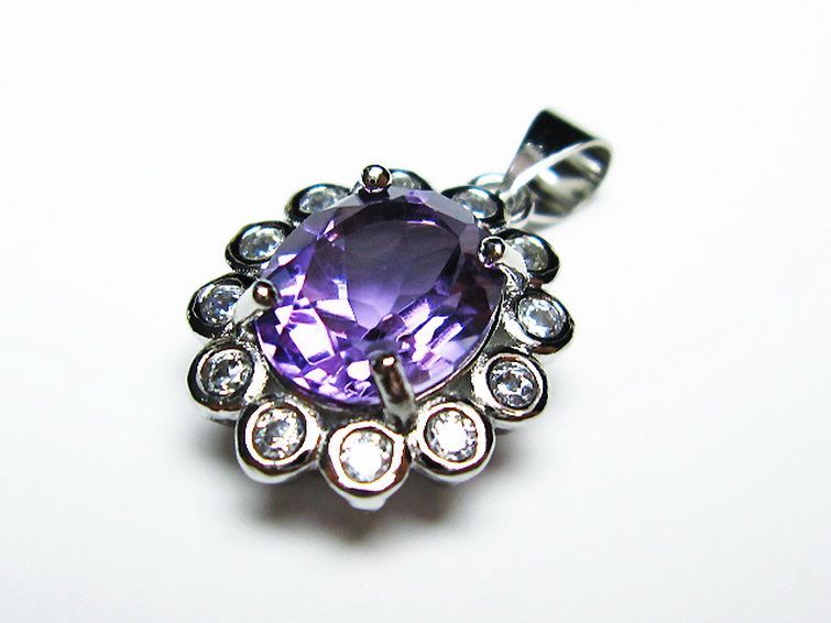 アメジスト ペンダント [T576-2121] 1枚目