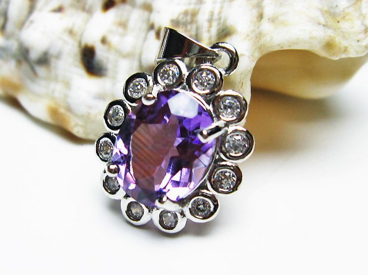 アメジスト ペンダント [T576-2121] 3枚目