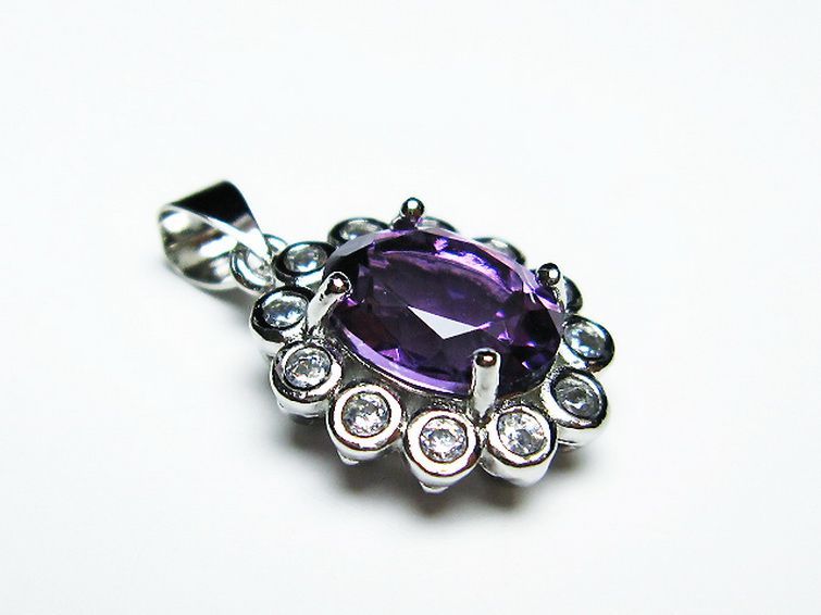 アメジスト ペンダント [T576-2122] 1枚目