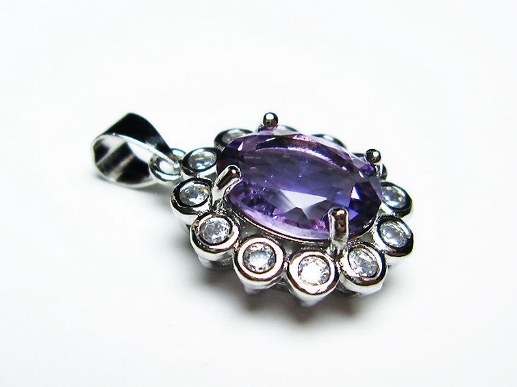 アメジスト ペンダント [T576-2125] 1枚目