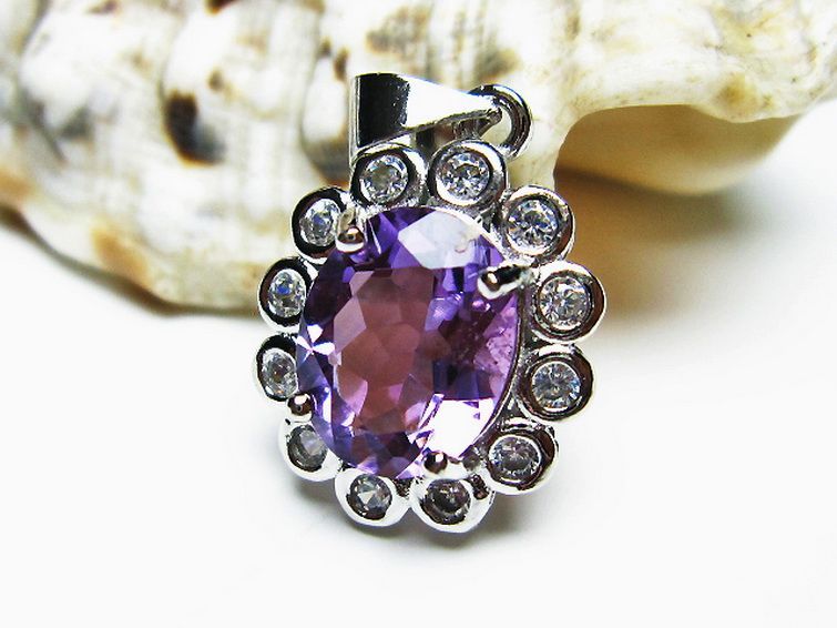 アメジスト ペンダント [T576-2125] 3枚目