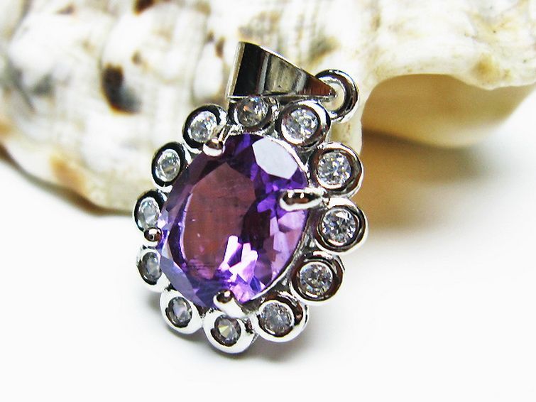 アメジスト ペンダント [T576-2131] 3枚目