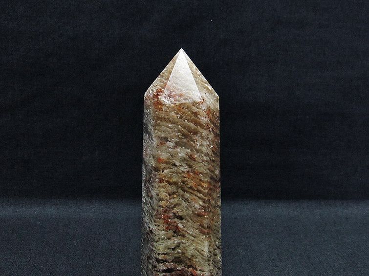 ガーデンクォーツ（庭園水晶）ファントム 六角柱[T577-4134] 2枚目