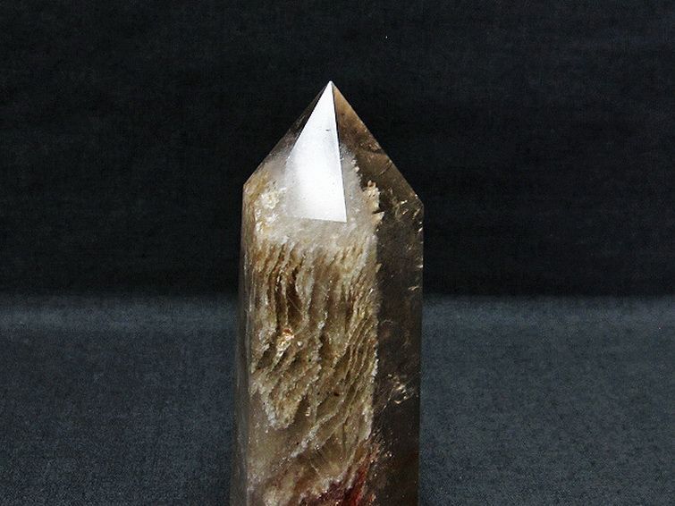 ガーデンクォーツ（庭園水晶）ファントム 六角柱[T577-4137] 2枚目