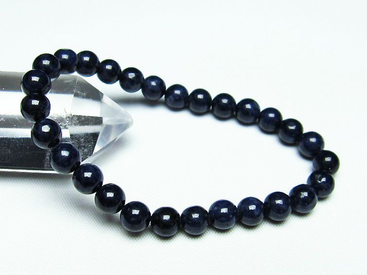 サファイア ブレスレット 7mm [T589-6074] 1枚目