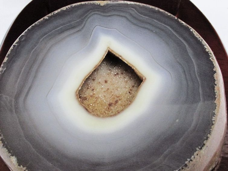 1.7Kg ペア水晶トレジャーメノウ[T605-3199] 2枚目