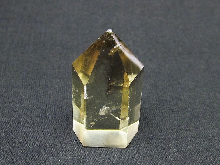 シトリン水晶 六角柱[T61-11591] 1枚目