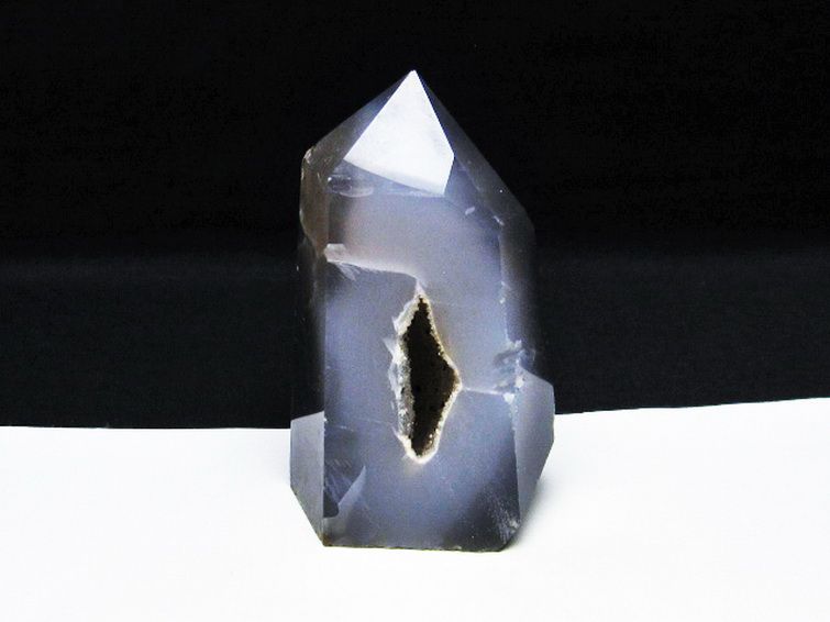 アゲート 笑口 六角柱[T610-12104] 1枚目