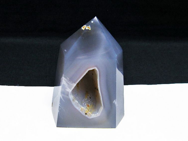 アゲート 笑口 六角柱[T610-12122] 1枚目