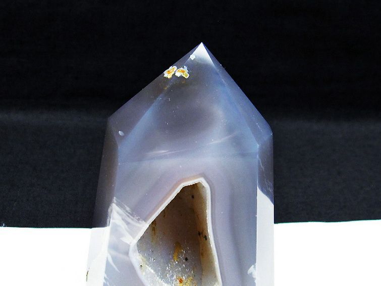 アゲート 笑口 六角柱[T610-12122] 2枚目