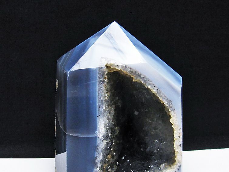 アゲート 笑口 六角柱[T610-12210] 2枚目