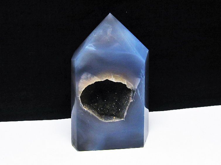 アゲート 笑口 六角柱[T610-12214] 1枚目