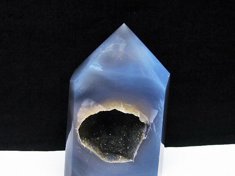 アゲート 笑口 六角柱[T610-12214] 2枚目