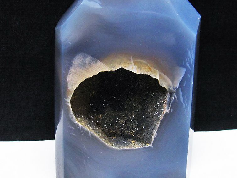 アゲート 笑口 六角柱[T610-12214] 3枚目