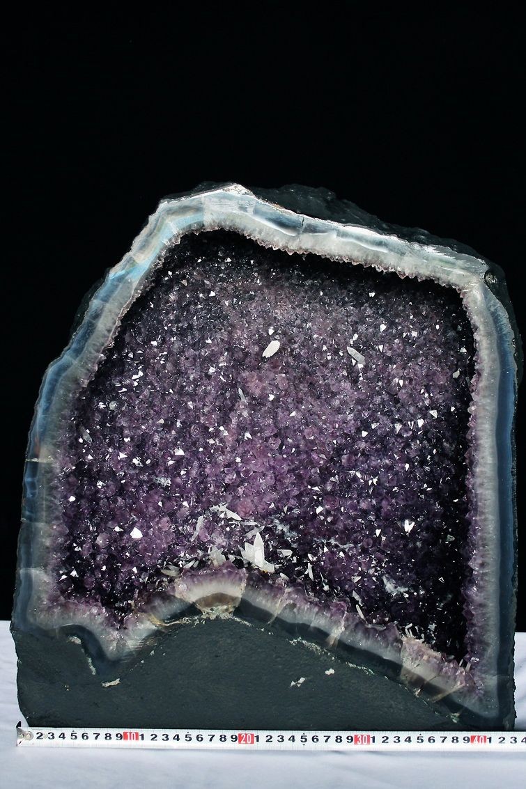 ブラジル産 カルサイトアメジストドーム 同梱不可 特大品 原石 原石 アメジスト T611 6065 誠安天然石専門店 パワーストーン 55kg T611 6065 T611 6065